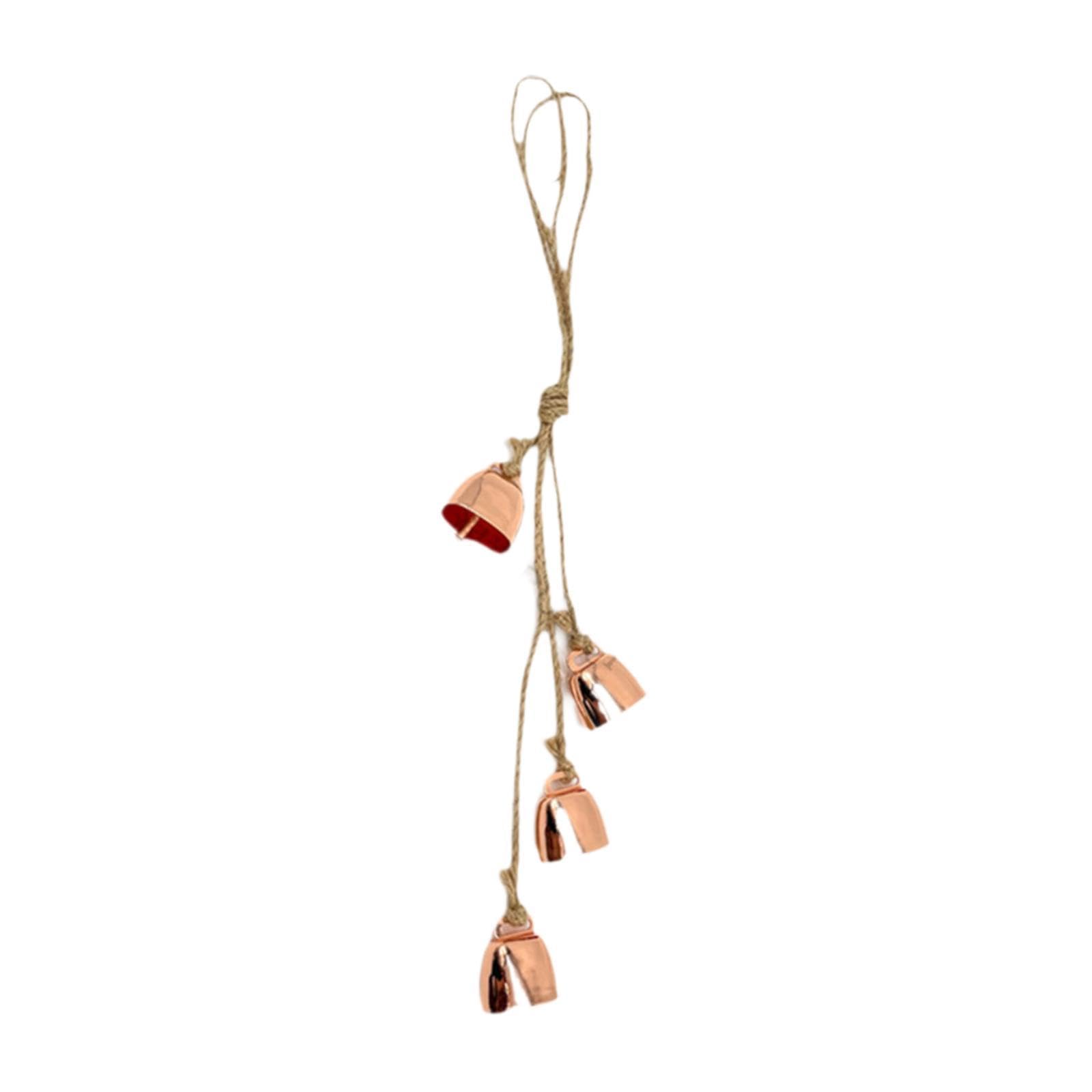Bnf® Decorative Cow Bells Novelty Wall Hanging Decor Bells for Holiday Door Patio Rose Gold | Wind Chimes | Garden Dacor | Yard, Garden & Outdoor Living-image-28