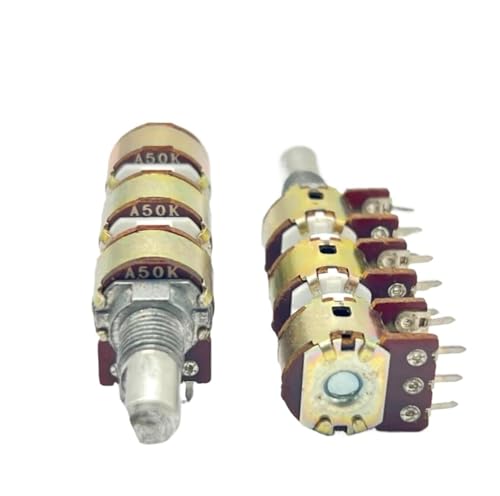 Potentiomètre RK12 A50K x 6 voies longueur axe 15mm solution volume instable