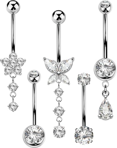 MS CUTE belly button rings set