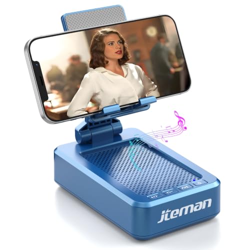 Image of JTEMAN Bluetooth Speaker with Cell Phone Stand,Big Sound & Clear Bass