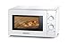 SEVERIN Four à micro-ondes 20 L, 700 W pour décongeler, chauffer et réchauffer, avec 5 niveaux de puissance, Minuteur 35 min, Plateau tournant (Ø 25,4 cm), blanc, MW 7770