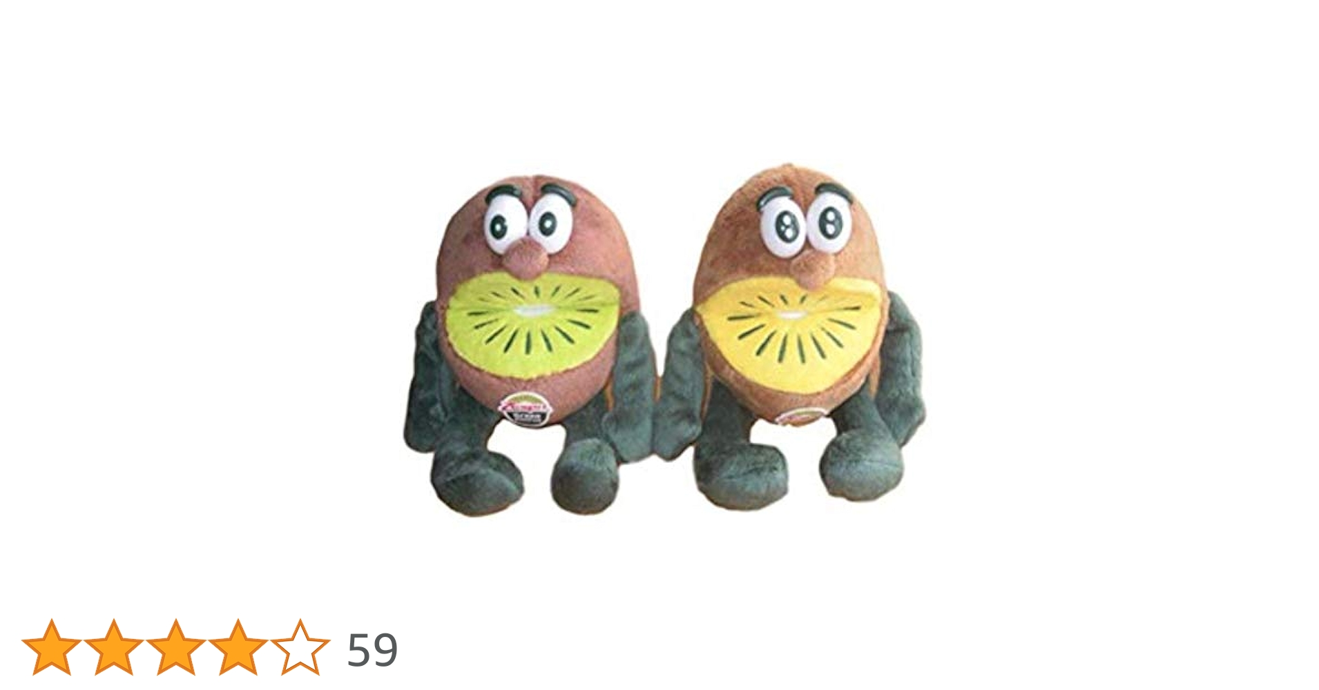 【未使用・国内版】Zespri キウイブラザーズ　ぬいぐるみ 小サイズ２体セット Amazon.co.jp: キウイブラザーズ ぬいぐるみ 中サイズ 2体