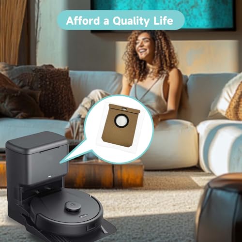 Image of WAIKAS 6 Pack L60 Dust Bags for Eufy L60 /L50 Series Robot Vacuum Cleaner - Large Capacity Replacement Accessories