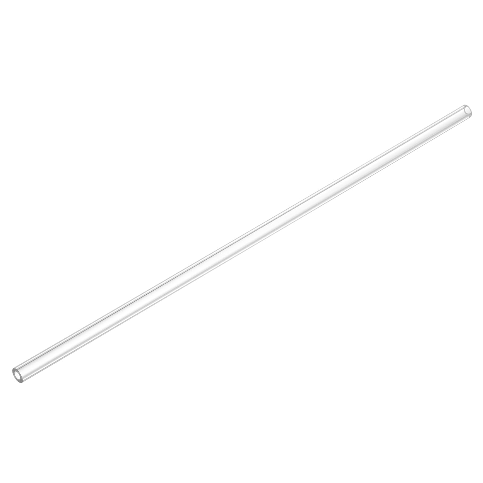 uxcell Clear Rigid Tubing 4mm(5/32") ID x 8mm(5/16") OD x 1Ft Length Round Plastic Polycarbonate Tube