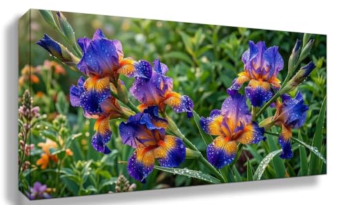 DIY diamond-painting numero d'art strass fleur 60x120cm pour embellir un grand mur vide