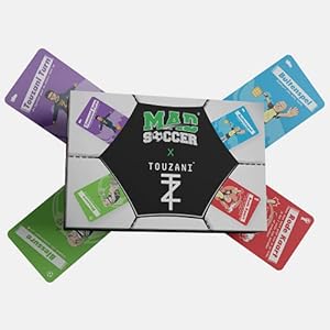 MadSoccer X TOUZANI – Kaartspel kinderen – Familiespel | Feest, familiebijeenkomsten Kaartvoetbalspel voor volwassenen, tieners, kinderen – Mad Party Games