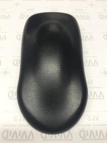 VViViD+ Fine Grain Black Leather Wrap Adhesive Vinyl - Soft Touch (1ft x 5ft)