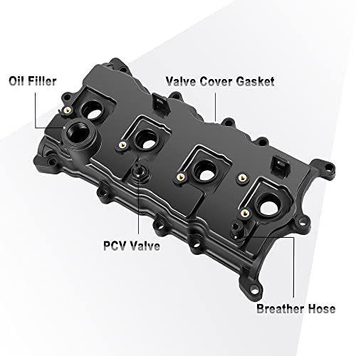Mostplus Engine Valve Cover With Gasket 13264Ja00A 13270Ja00A Compatible With 07-13 Nissan Altima Sentra Se-R 2.5L Qr25De #TOP2