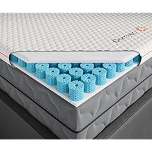 Dormeo Premium Twin Breathable Mattress Topper with 3-Zone OctaspringR Technology for Optimal Back Support, Anti-Slip Bottom, Topper Only - Mattress Not Included