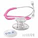 MDF® Acoustica® Deluxe Lightweight Dual Head Stethoscope - Free-Parts-for-Life & Lifetime Warranty - Fuchsia (MDF747XP-32)