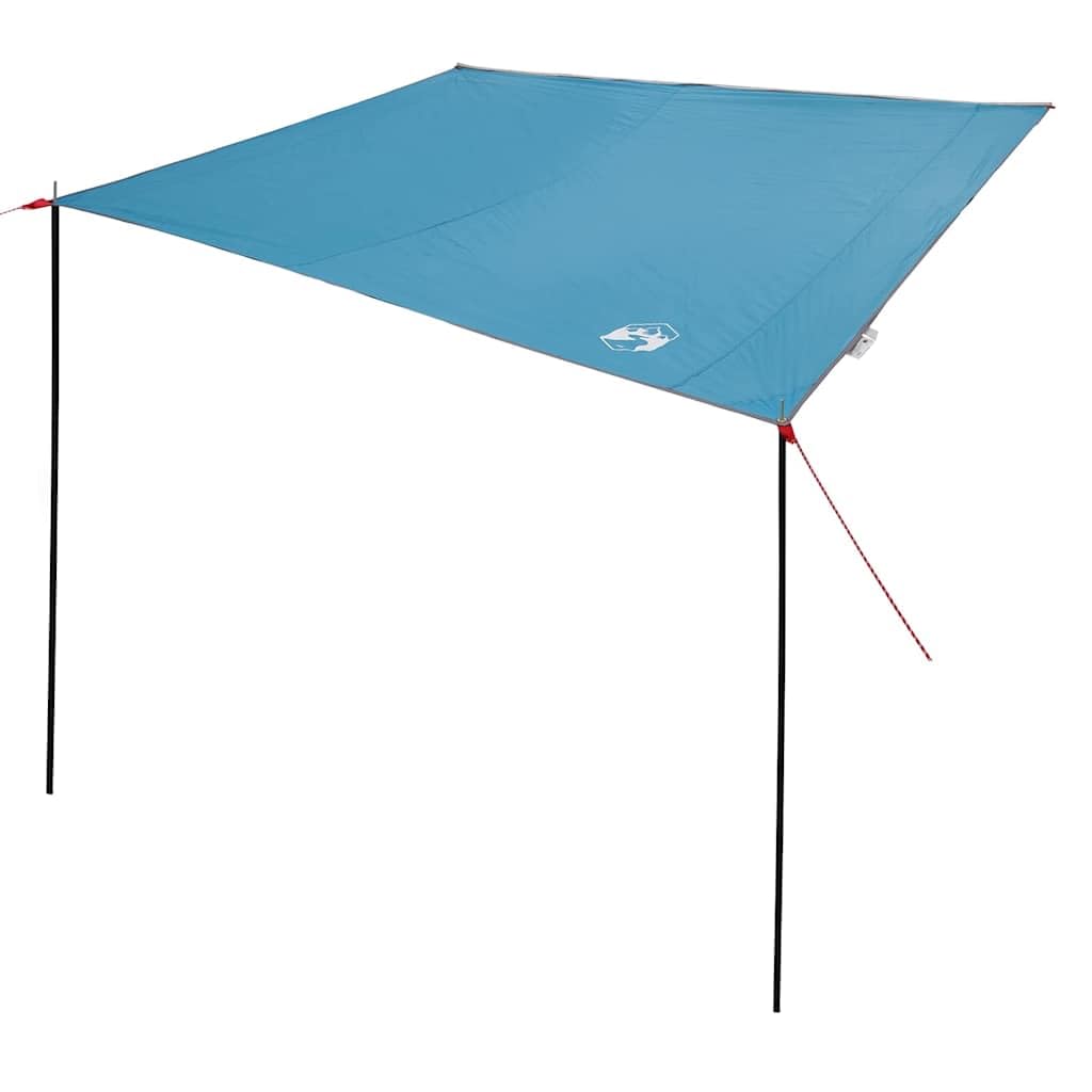 Tarp resistente all'acqua con tetto 240 x 460 cm, telo per tenda protezione solare per esterni, campeggio, escursionismo, amaca