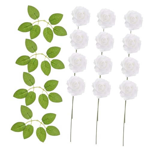 LIFKOME Künstliche Schaumrosen Hochzeitsdekoration Und Valentinstagsgeschenk Stilvolle Blumenbox Für Arrangements Und Romantische Anlässe