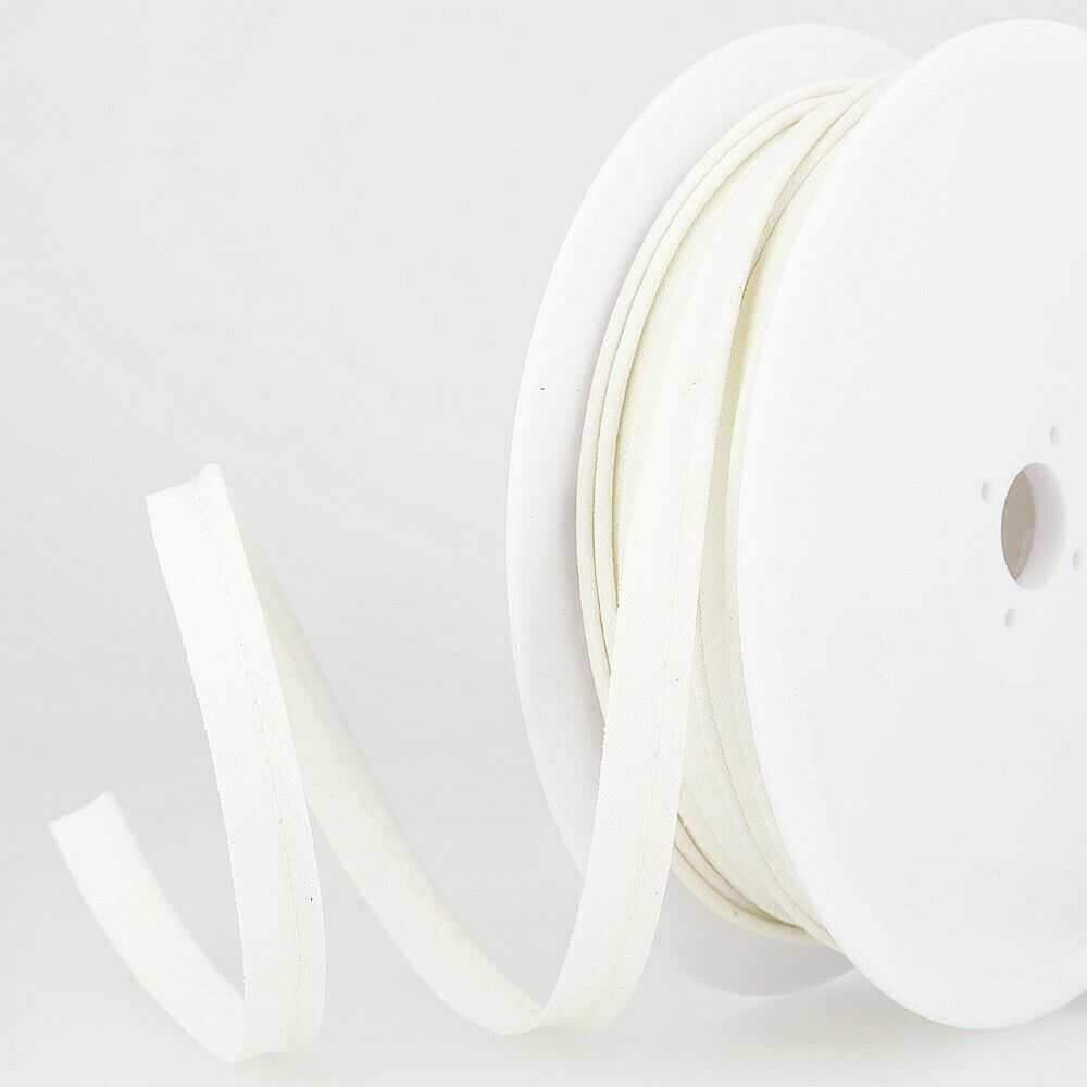 2mm Flanged Piping Cord 899D, 051 Bridal White, 2 Metres