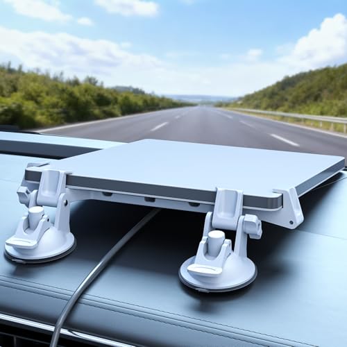 HanCenDa Linkoostar Starlink Mini Mount for Dashboard, Starlink Mini Car Suction Cup Mount for Dashboard & Windshield Suitable for Most Vehicles and Ensure Stable Satelllite Signal