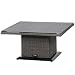Produktbild Siena Garden Lifttisch Porto, 90x90x40/52/65cm, Gestell: Aluminium, pulverbeschichtet, Fläche: Gardino-Geflecht in grau,Tischplatte: Spraystone
