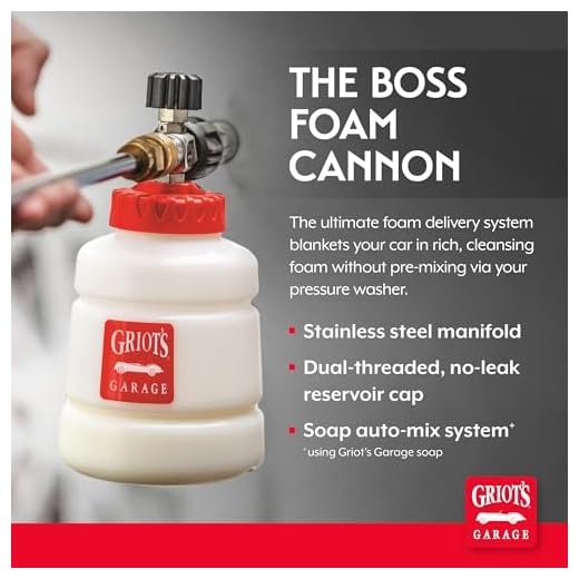 Griot’s Garage BOSS Foam Cannon for Detailing