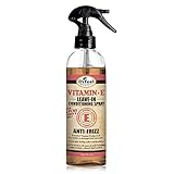 Difeel Anti-Frizz Leave in Conditioning Spray with 100% Pure Vitamin E Oil 6 ounce