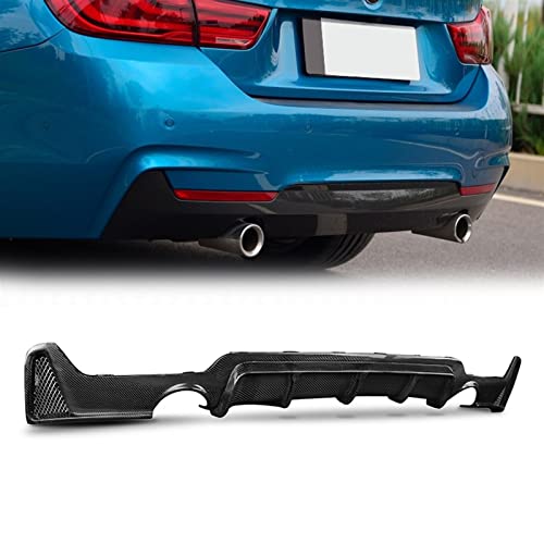 Diffuseur arrière look carbone pour BMW F32 F33 style sport sur la route