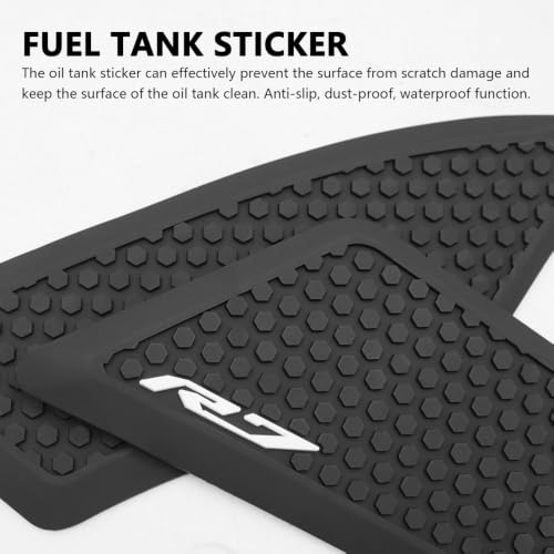 Image of for YZF-R7 yzfr7 2026 New Accessories Fuel Tank Anti-Slip Stickers Side Guards Knee Anti-Slip mats Protective Stickers 5-piece Set Rubber Fuel Tank Stickers Tank Pads Tank pad Gas (R7 2026)