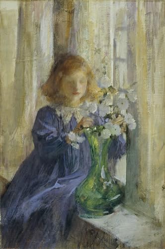 Impression d'affiches le vase vert sur toile premium pour art portrait raffiné