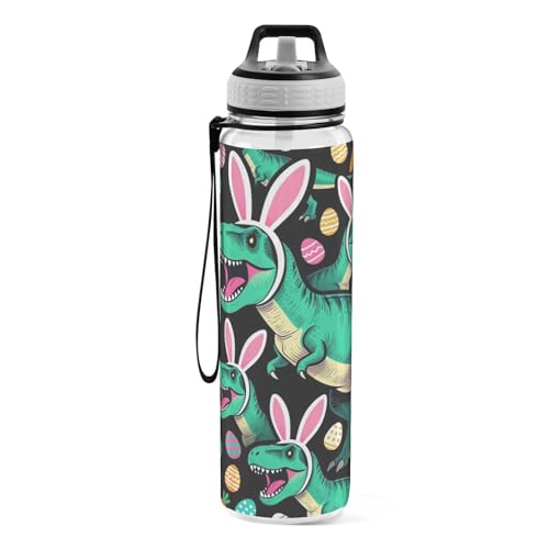 Botella para niños con dinosaurio de Pascua ideal como regalo portátil 3