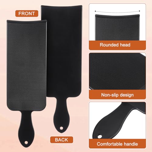 Ipetboom 1pc Balayage Highlighting Board: Hair Coloring Paddle Hairstylist Dye Tinting Applicator without Teeth - Chemistry Application Highlighter Cosmetology Supplies for Barber Salon, 13.66 Inch