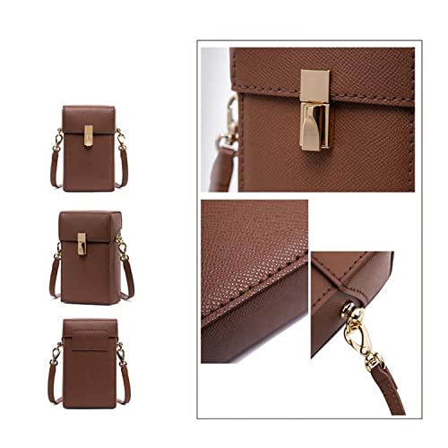 POPSEWING Leather Phone Bag DIY Kit, Small Crossbody Cell Phone Purse for Women, Cellphone Wallet Bag with Sewing Kit for Girlfriend Personalized Gift3