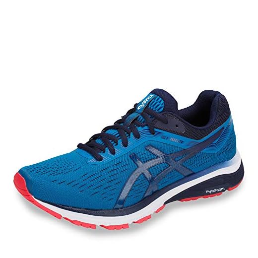ASICS Herr Gt-1000 7 löparskor, Blå racer Blue Peacoat 400-43.5 EU