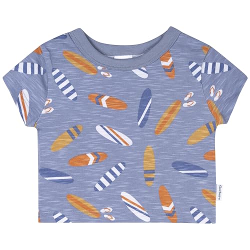 Image of Gerber Baby Boys' Toddler T-shirt and Short Set