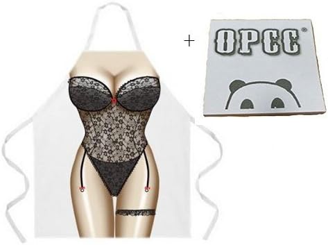 EGwine WASKY Hot Lovely Cheap Funny Aprons Bikini & Shorts Sexy Kitchen Apron Funny Creative Cooking Aprons for Women Ladies Girlfriend