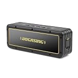 BOGASING G4 Bluetooth Speaker, Portable Wireless Speakers, 50W Stunning & Balanced Sound with Deep Bass, 24H Playtime, IPX7 Waterproof, Bluetooth 5.3, EQ, TWS, TF-Card, AUX, USB, for Outdoor Use