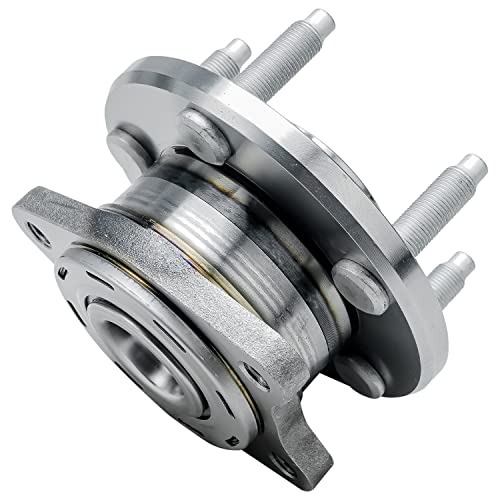 Image of Detroit Axle - AWD Rear 2pc Wheel Bearing Hubs for Ford Taurus X Freestyle Five Hundred Mercury Montego Sable, 2 Wheel Bearing and Hubs Assembly Replacement