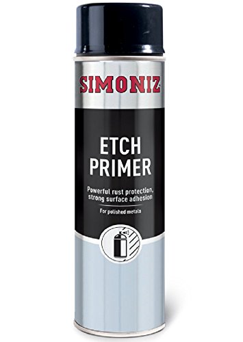 Simoniz Etch Primer Spray Aerosol Can Car Motorcycle Silver - 500ml
