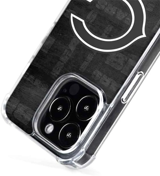 Skinit Phone Case Compatible with MagSafe iPhone 13 Pro - Officially Licensed NFL Chicago Bears Black & White Design