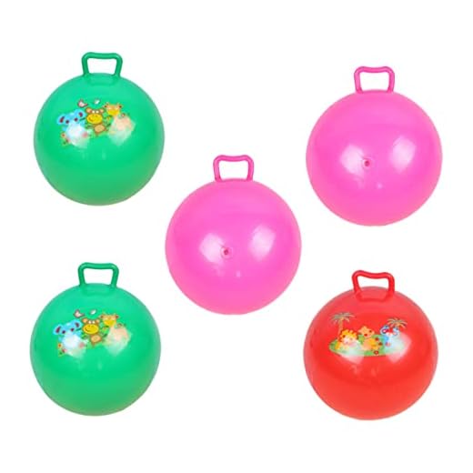 SAFIGLE 5 Uds Pat The Ball Cerdo De Juguete Pelota Hinchable con Mango Pelota De Salto para Niños Montar En Pelota Hinchable De Animales Pelotas Saltadoras para Niños Hippity Hop Juguete