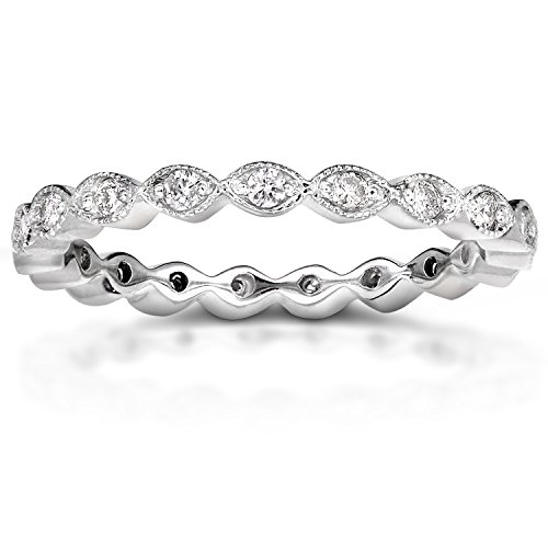 Kobelli Diamond Eternity Band 1/3 carat (ctw) in 14k White Gold