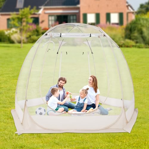 Carpa para camping transparente tipo burbuja pop up miniatura 2