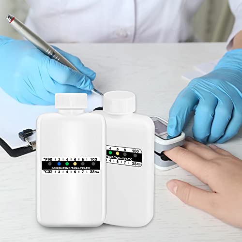 40 pieces temperature strips for urine drug testing 90 to 100 fahrenheit degree temperature sticker sticky thermometer strips temperature test strip adhesive temperature warmer strip