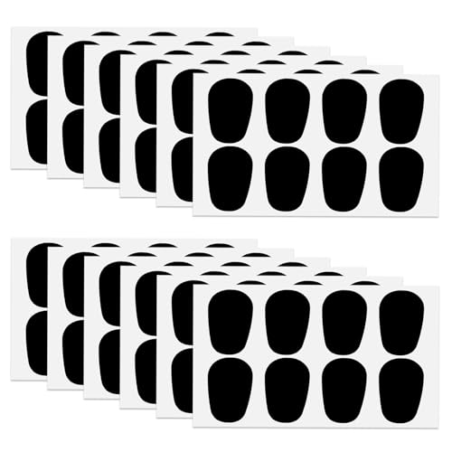 Qianyu - Qianyu 96 Pcs Alto Tenor Sax Mouthpiece Patches Saxophone Clarinet Mouthpiece Cushion Woodwinds Saxophone Adhesive Clarinet Oval Cushions Pads for Instrument Beginners Musicians (Black 0.8 mm Thick) - -33%