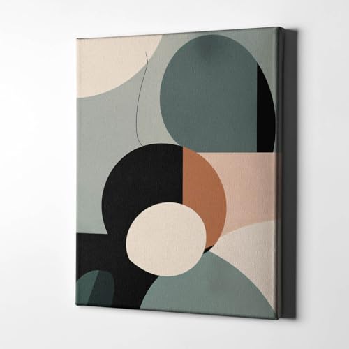 Tableau minimaliste grand format Spiffing Prints Twilight Forms avec cadre premium