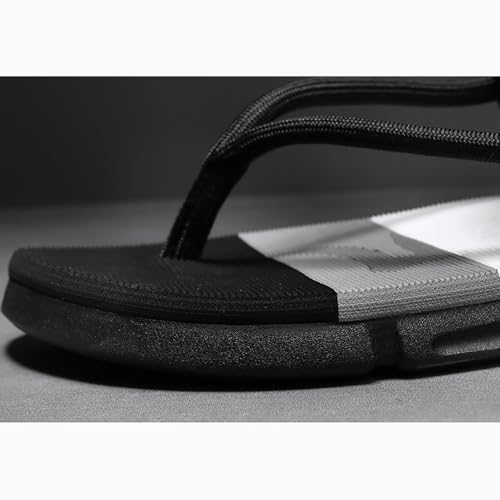 Dual-Purpose Men's Sandals Outdoor Leisure Beach Shoes with Thick Anti-Slip Sole (Black, Adult, Men, 6.5, Numeric, US Footwear Size System, Medium)4