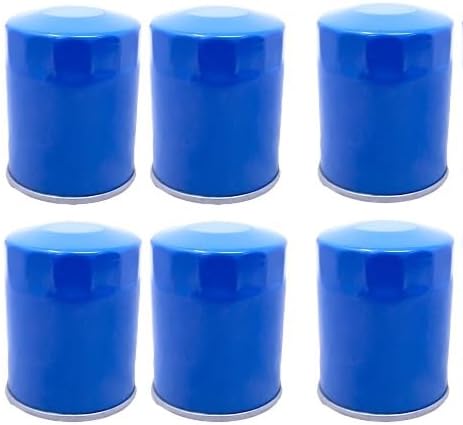 6-Pack 15241-32093 Heavy-Duty Spin-On Oil Filter with 20×1.5 mm thread Compatible with Kubota ZD331LP, ZD331P, ZD331RP, ZG327P, ZG327PA, ZG327RP, ZG327RPA Mowers