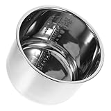 LOLIPPYY Cuve Intérieure De Cuiseur à Riz 6l en Acier Inoxydable Épais Fond Triple Rép...