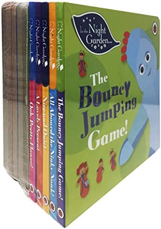 In The Night Garden 10 Story Books Collection Set for Childrens (Bouncy Jumping Game, Aboard the Ninky Nonk, Nice and Quiet, Lovely Present and More) (Children Books, Age 1 to 4, Early Reader)