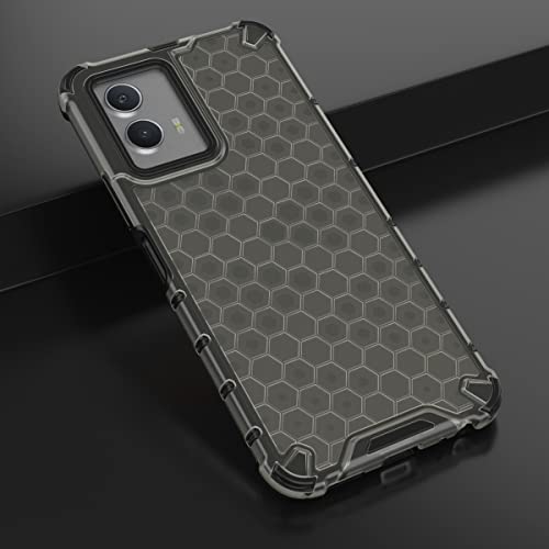 Image of Glasgow Back Case Cover Designed for IQOO Z6 5G / Vivo Y75 5G / T1 5G - Black