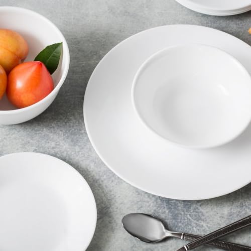Corelle 18 oz Winter Frost Glass/Porcelain Soup/Cereal Bowl 6.25 in. image 4