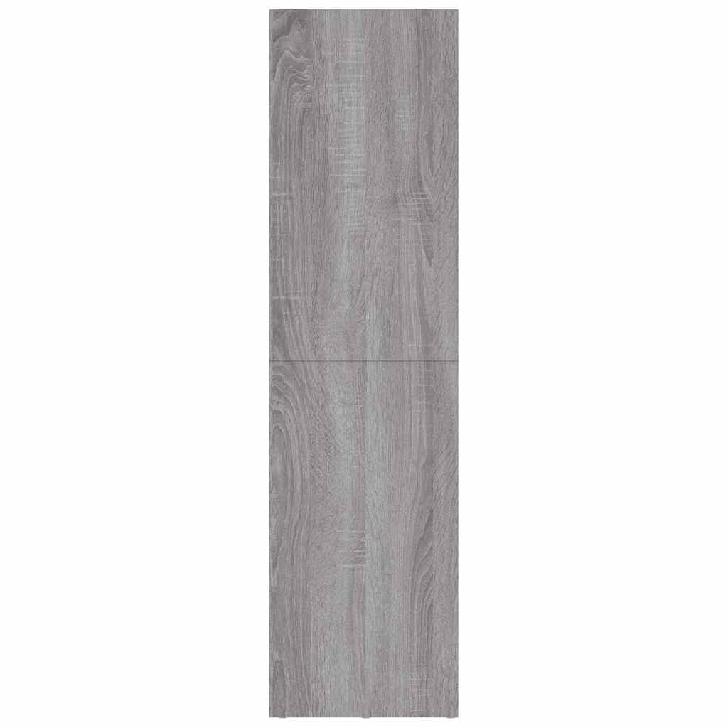 Bücherregal Standregal Grau Sonoma 36x30x114 cm Holzwerkstoff