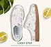LUCKY STEP Women’s Slip On Mules Sneakers Fashion Backless Walking Shoes Non Slip Retro Casual Open Back Shoe(9 M US P Pink)