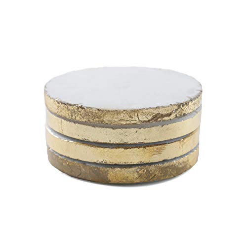 Thirstystone Marble Coasters, 4" x 4" x 1.5", round, 4" x 4" x 1.72" - Image 2