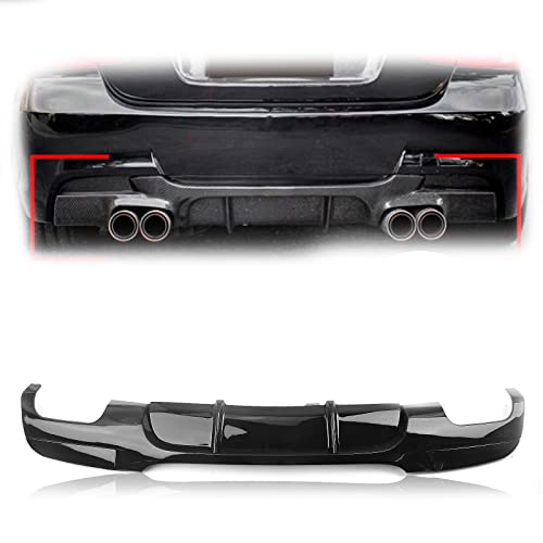 Diffuseur arrière noir brillant pour BMW Série 3 E90 E91 M Sport 2005-2012